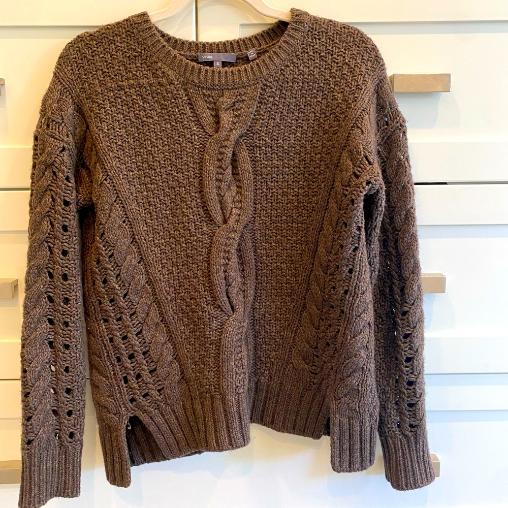 Vince Yak/Wool blend knit sweater. Size S